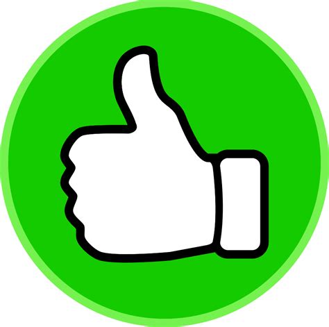 Download High Quality Thumbs Up Clip Art Transparent Png Images Art