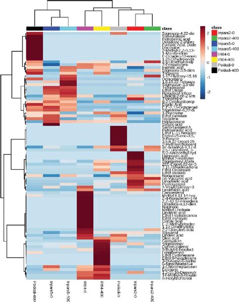 Heatmap Analysis Combined With Hierarchical Clustering Analysis Of