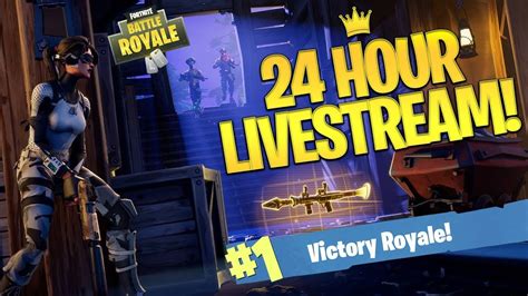 24 Hour Livestream Fortnite Battle Royale Youtube