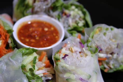 This sauce has a fragrant, almost smoky rich sugary chile flavor that goes perfectly with spring rolls and also try it with panko shrimp. Kelp Spring Rolls with Sweet Chili Dipping Sauce | Saladmaster