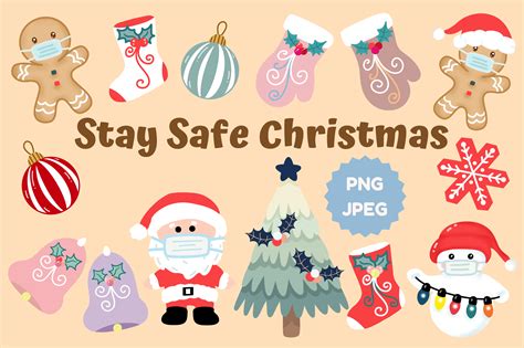 Stay Safe Christmas Graphic By Jp Momon · Creative Fabrica