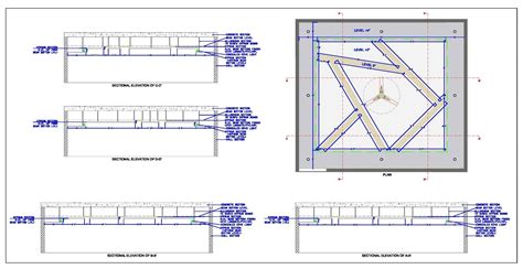 False Ceiling Working Drawing