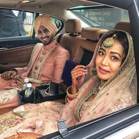 Neha Kakkars Blush Pink Sabyasachi Wedding Lehenga Is Every Pastel Loving Brides Dream Vogue