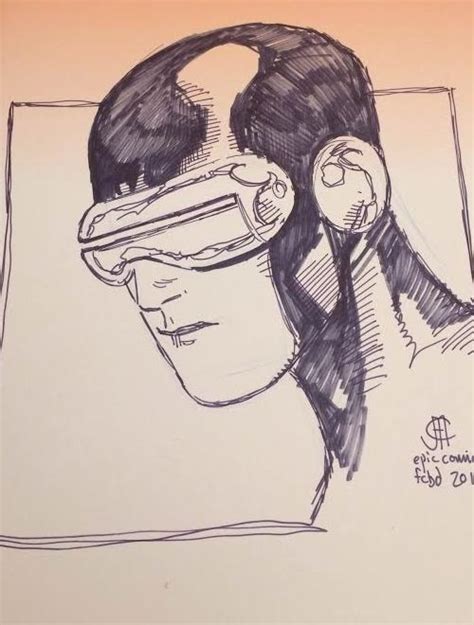 Cyclops Jim Cheung Sketches Male Art X Men