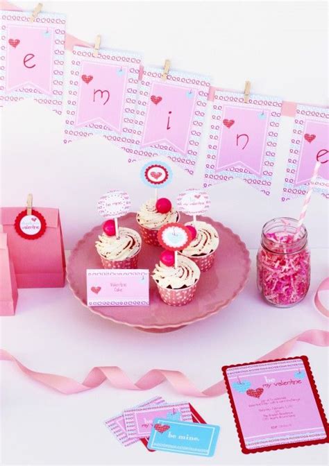 Be Mine Free Valentines Party Printable Decorations Includes