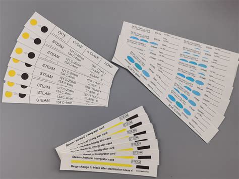Class456 Autoclave Or Steam Sterilization Indicator Strip Card For Hospitals China