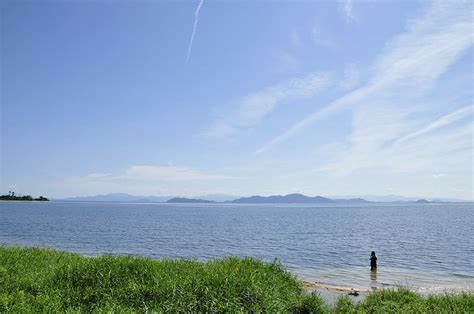 2560x800px Free Download Hd Wallpaper Lake Biwa Lake Biwa In