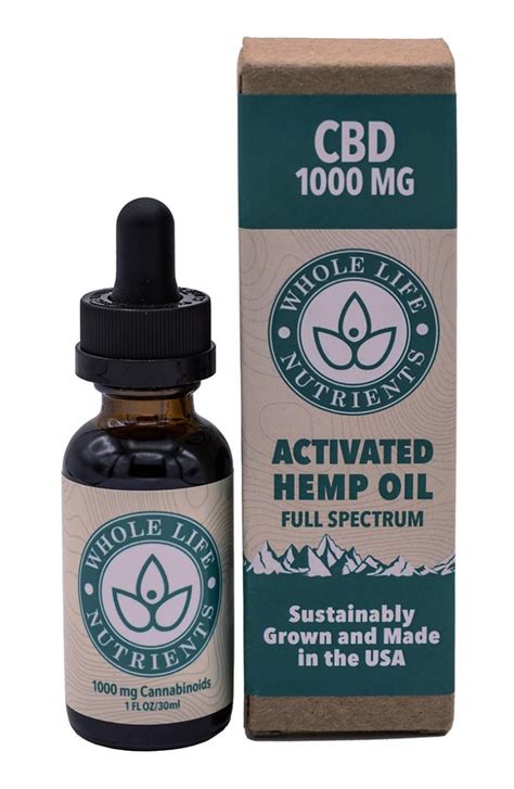 Full Spectrum Cbd Tincture Drops Whole Life Nutrients