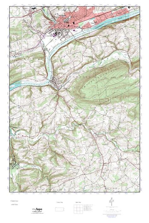 Mytopo Catawissa Pennsylvania Usgs Quad Topo Map