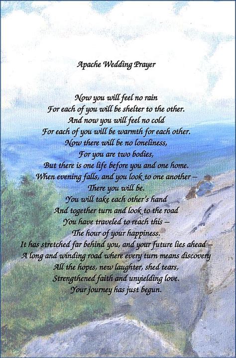 Apache Wedding Prayer