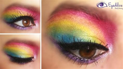 Rainbow Eyeshadow Tutorial By Eyedolize Makeup Youtube