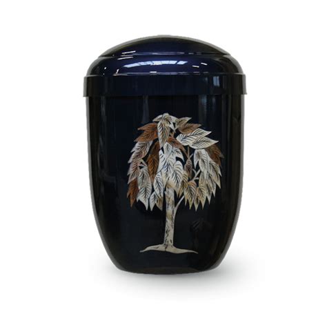 Metal Cremation Urn For Ashes Blue Tree Aesthetic Urns Urn For Ashes Uk
