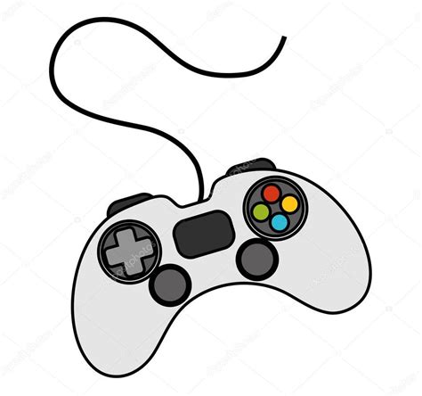 Diseño Aislado De Control De Videojuegos Vector Gráfico Vectorial