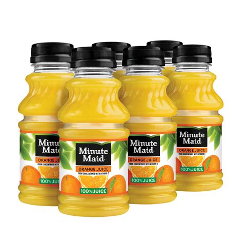 Minute Maid 100 Orange Juice 10 Oz Bottles Shop Juice At H E B