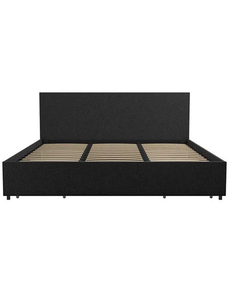 Novogratz Collection Novogratz Kelly Upholstered King Bed With Storage