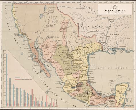 Mapa Antiguo De Nueva España 1805 Mapoteca