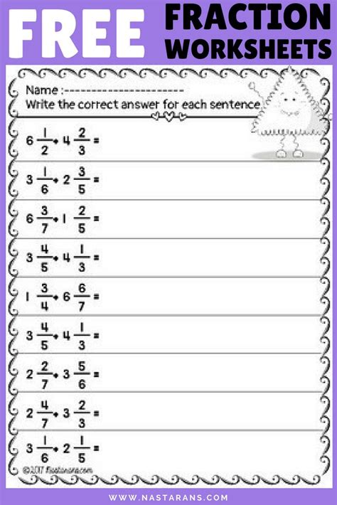 Improper Fraction To Mixed Number Worksheets