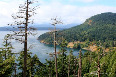 Galiano Island In The Southern Gulf Islands Of British Columbia