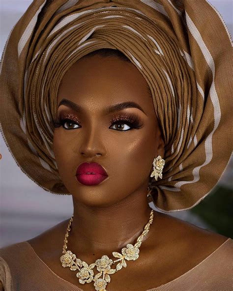 pin by thrivelogue on african head gear gele with thrivelogue black bridal makeup makeup for