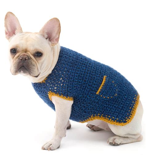 How To Make A Lion Brand Heartland The Casual Friday Dog Sweater Joann