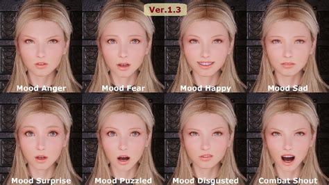 Expressive Facial Animation Female Edition モーション Skyrim Mod データベース