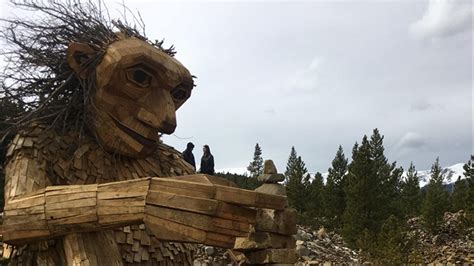 Isak Heartstone—the Giant Wooden Troll In Breckenridge—is Back