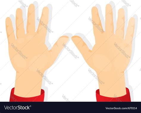 Childrens Hands Royalty Free Vector Image Vectorstock