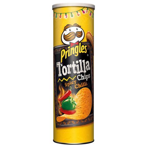 Pringles Tortilla Chips Spicy Chilli 180g Von Rewe Ansehen