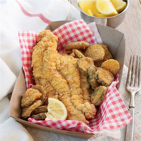 The version i share here gets its inspiration. Fried Catfish with Fried Bread-and-Butter Pickles - Southern Cast Iron