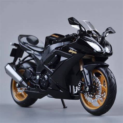 Maisto Kwsk Zx10r Ninja Black 112 Scale Models Motorcycle Diecast