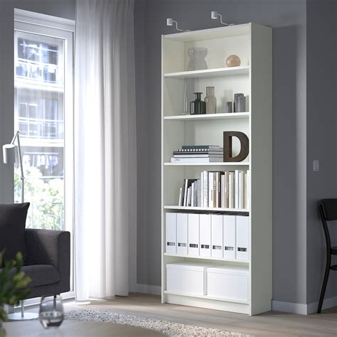 Billy White Bookcase 80x28x202 Cm Ikea