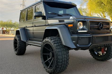Lifted Mercedes G Class Goes In Style Wearing Matte Black Exterior