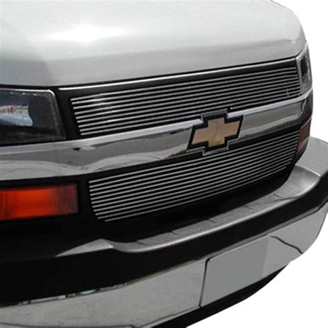 T Rex® Chevy Express 2021 2 Pc Polished Horizontal Billet Main Grille
