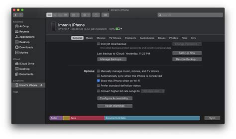 Imore check the box sync music onto your device to activate music syncing. How to sync iPhone with macOS Catalina without iTunes