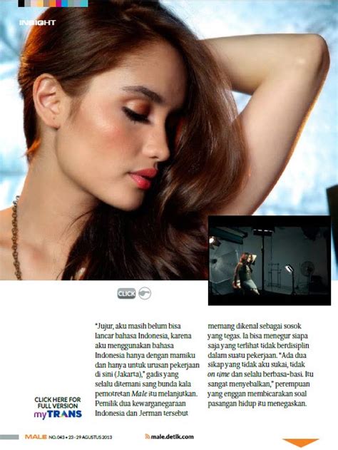 Cinta Laura Magazine Photoshoot For Male Magazine August 2013