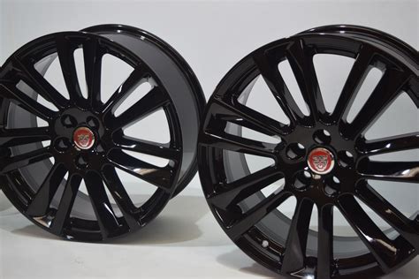 19″ Jaguar F Pace Wheels Rims Factory Oem Set Of 4 59971 Gloss Black