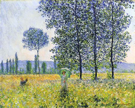 Claude Monet Picture Sunlight Effect Under The Poplars 1887