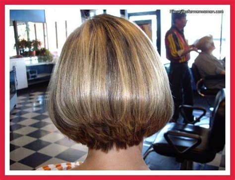 This picture shows short curly hair stacked well with bob haircut and bangs. short stacked hairstyles with bangs | Hair | Pinterest ...
