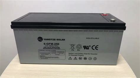 Yangtze 12v 250ah Lead Acid Gelagm 10hr20hr Solar Batteries Buy Agm