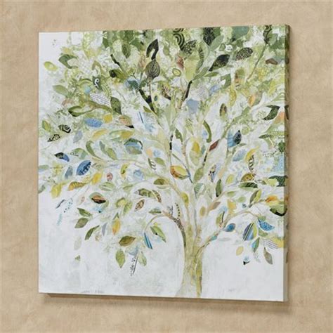 Patchwork Tree Canvas Wall Art Multi Cool Tree Of Life Art Canvas