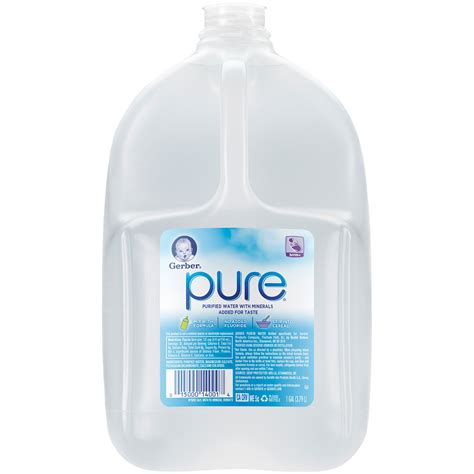 Gerber Pure Purified Water With Minerals 1 Gallon