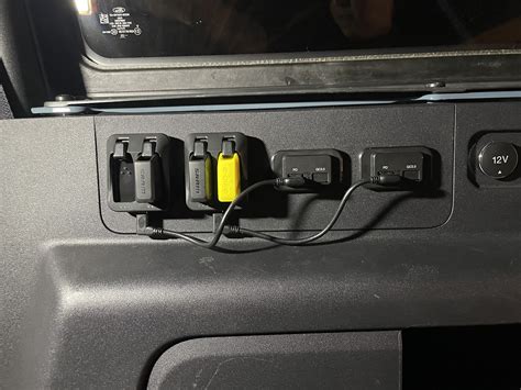Added Usb C And Usb A Ports To Cargo Trunk Panel Bronco6g 2021