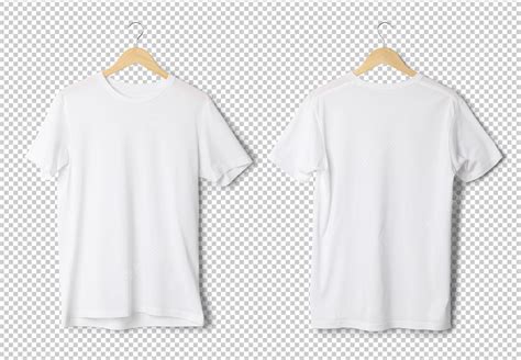 White T Shirt Template Front And Back