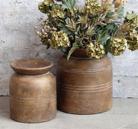Terracotta Rustic Vase