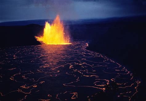 Eruption Of Kīlauea Iki Hawaii Volcanoes National Park Us