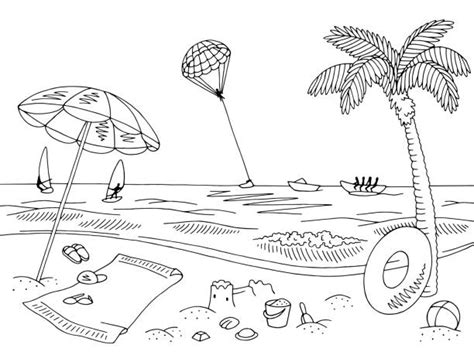 Beach Black And White Clipart 20 Free Cliparts Download Images On