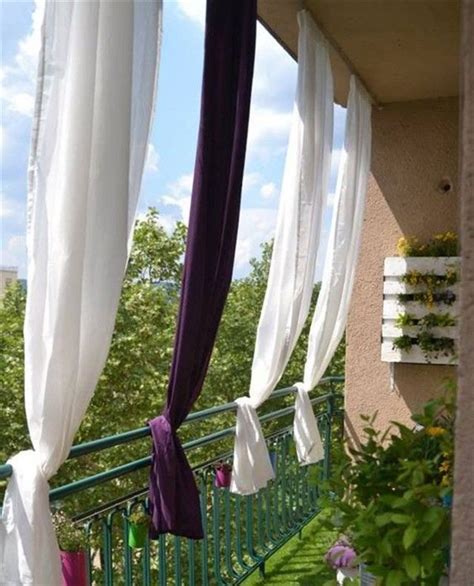 Balcony Curtain Ideas Outdoor Privacy Styles Decoratie Voor Balkon
