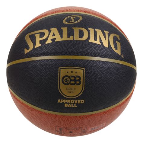 Bola de Basquete NBA Spalding TRF-250 CBB Microfibra - Laranja e Preto gambar png