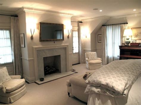 Add a throw, some pillows and perhaps an elegant lounge chair for bedrooms with a frame made out of hardwood and covered with a faux leather material in a dark brown color, providing. Bedroom Fireplace - Traditional - bedroom - Jane Green