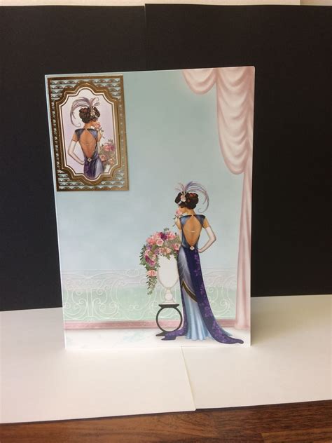 Set of art deco cards for holiday decoration! Pin by Carol Davies on birthday cards | Art deco, Birthday ...